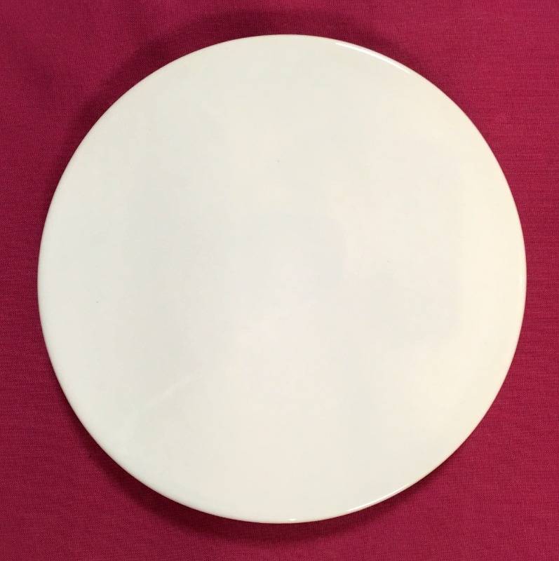 Petit dessous de plat rond en porcelaine à personnaliser